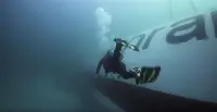 A Boeing 747 sunk off the coast of Bahrain