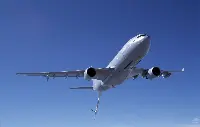 A-330 Mrtt (Multi-Role Tanker Transport) airplane of Raaf (Royal Australian Air Force) in flight