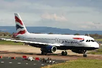 An aircraft Airbus A-320 of British Airways