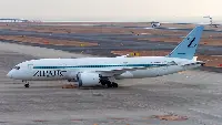 A Boeing 787 aircraft of the Japanese airline ZipAir