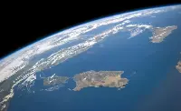 La Sardegna vista dallo spazio