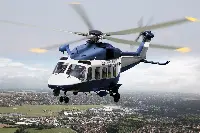 AW-189 helicopter in flight