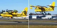 The first production CL-415EAF “Enhanced Aerial Firefighter”, MSN 1081, is the first of six amphibious aerial firefighting aircraft ordered by Bridger Aerospace Group of Bozeman, Montana