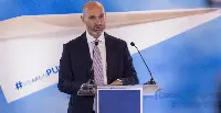 Bari, 27 luglio 2023. Interventi del presidente di Aeroporti di Puglia, Antonio Maria Vasile, alla presentazione del piano strategico rete aeroportuale pugliese periodo 2023-2028