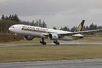 B-777 airplane of Singapore Airlines