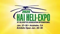 The logo of HAI "Heli-Expo 2020" (January 28-30) in Anaheim, California, USA