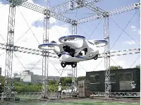 New Japanese drone like taxi car Flyed for a one minute