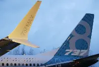 Winglet of Boeing B-737 MAX 8 aircraft