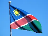 National flag of Namibia