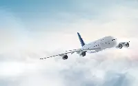 Airplane in flight
