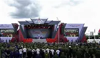 Vladimir Putin at the Forum "Army 2021"