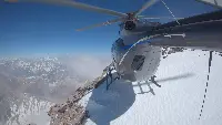 H-145 helicopter lands on the Aconcagua mountain on September 25, 2019