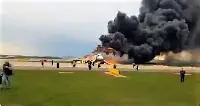 SSJ-100 of Aeroflot accident at Moscow Airport happened on May 5, 2019