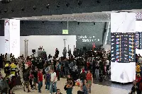 Aeroporto di Roma-Fiumicino palcoscenico di un teatro della diversità e dell’inclusione con una scena recitata il 20 settembre 2023 presso il Terminal 1 dello scalo romano