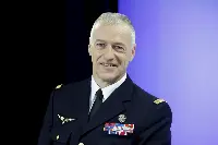 General Michel Friedling at the head of the French Commandement de l'espace (Cde)