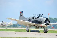 Aereo North American T-28B Trojan in occasione del 50° anniversario dell'evento "Oshkosh 2019"