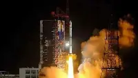 Launch of Chinese Long March 2C rocket