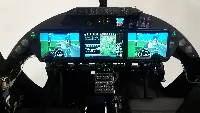 AW-609 cockpit simulator