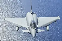 Eurofighter Typhoon aircraft of the Italian Air Force