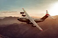 A-400M airplane in flight of the Republic of Kazakistan