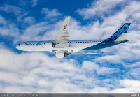 A-330neo airplane in flight