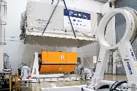 The satellite Copernicus Sentinel-6 "Michael Freilich", built by Airbus, is ready to transfer to the launch site