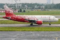 An Airbus A319 of the Russian airline Rossiya Airlines