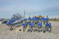 "Frecce Tricolori": presentata la formazione 2021 vicino ad aereo MB-339