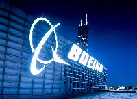 Boeing light emblem