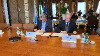 Cerimonia di firma del contratto di programma tra Enac ed Enac Servizi S.r.l. del 31 marzo 2022