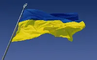 The flag of Ukraine
