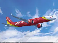 A-321neo airplane of Vietjet