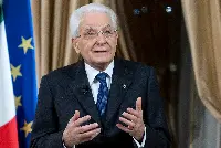 Il presidente della Repubblica italiano Sergio Mattarella