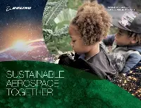 Boeing, first sustainability report