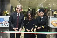 Aeroporto Malpensa: taglio del nastro per la ripresa dei voli non-stop tra Malpensa e Delhi, avvenuto il primo febbraio 2023