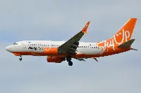 an aircraft of the Ukrainian air carrier SkyUp Airlines, archive image