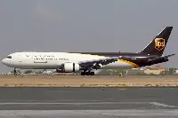 Un aereo Boeing 767/34 della società logistica Ups