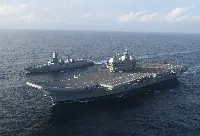 The Indian aircraft carrier Vikrant