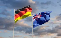 New Zealand and Germany flags