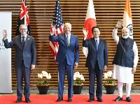 Quad political leaders: Australia, the United States, Japan and India