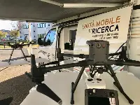 L'unità mobile di ricerca con droni del Centro nazionale di ricerca (Cnr)