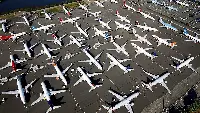 Passenger airplanes grounded