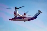 Convertiplano AW-609 in volo di Leonardo