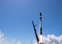 Un razzo di lancio della neozelandese Rocket Lab