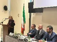 Nunzia Ciardi, vice-direttore dell’Agenzia per la cybersicurezza nazionale durante il suo intervento alla presentazione della Cyber Security Italy Foundation a Roma il 26 gennaio 2023 presso la Camera dei deputati