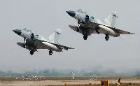 Two Dassault Mirage 2000 aircraft