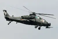 A Chinese WZ-10 helicopter manufactured by Caic