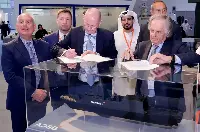 "Idex 2023". Elettronica partner of Abu Dhabi Ship Building for the supply of the EW System for Angola Navy’s corvette: Enzo Benigni, President and CEO of Elettronica signed the contract