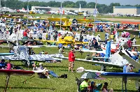 Aircraft at the 50th anniversary of the "Oshkosh" event in July 2019