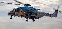 First flight of NH-90 NFH (Nato Frigate Helicopter) helicopter of Qatar